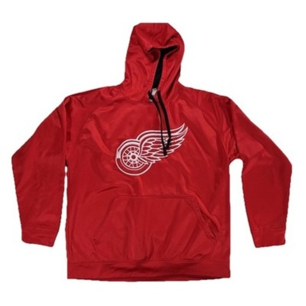 Knights Apparel Detroit Red Wings NHL Hoodie XL Polyester Streetwear Pullover